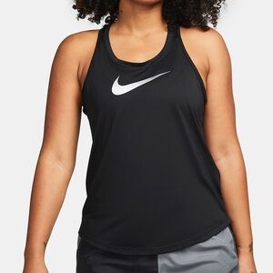 Women’s Black Nike Dri-Fit Slim-fit Training Tank Top Size S
